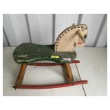 Wood Horse Childrens Rocker