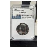 1964 Kennedy Half Dollar Accented Hair