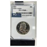 1957 Deep Cameo Eisenhower Half Dollar