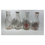Early Glass Milk Bottles
