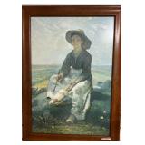 The Young Shepherdess Print