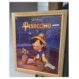 Framed Walt Disney Pinocchio Print