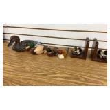 Hand Painted Duck Decorations & Book Ends
