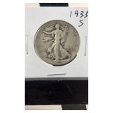 Silver 1933 Walking Half