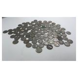 100 No Date Buffalo Nickels