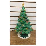 Multi-Color Ceramic Light Up Christmas Tree