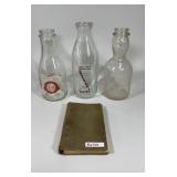 Vintage Milk Bottles & Milk Collection Book