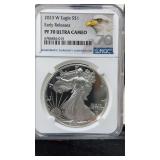 2023-W Ultra Cameo Silver Eagle