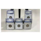 5 Nickels 1-1981,4-1982