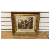 Olden Family Picture In Antique Frame