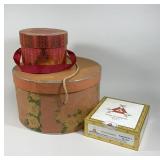 Hat Box and Cigar Box