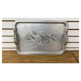 Vintage Rodney Kent Aluminum Serving Tray