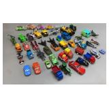 Variety Of Small Cars, Planes, And Work Trucks