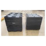 20- Black Plastic Spill Containment Pallets