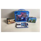 4 Small StarWars LunchBox Tins