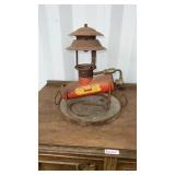 Vintage Lantern and Hot plate