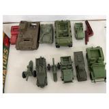 War Vehicles and Little Green Soldiers