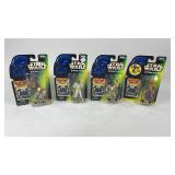 Star Wars 4" Figures W/Freeze Frame Action Slide