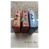 3 Vintage Suitcases