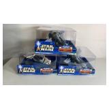 3 StarWars Micro Machines Action Fleet Figurines