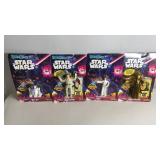 4 StarWars Bend-Ems Poseable Figurines
