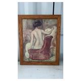 Nude in an Armchair Print
