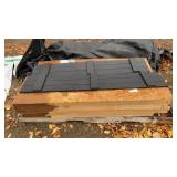 Vinyl Shutters Red Grey And Black Colors