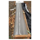 16 Grey Tin Siding Panels