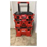 Unused Milwaukee 3 Piece Pack Out Tool Organizer