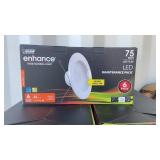 6-  Unused Recessed Ceiling Downlight w/ Trim