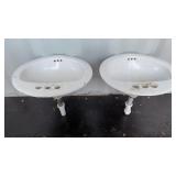2 Small Bathroom Sinks
