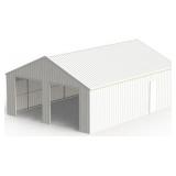 45FTx25FT Double Garage Steel Barn Shed