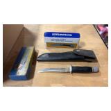 Knives and Sharpening Stone