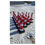 20 Safety Traffic Cones