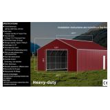 46FTx 25FT Metal Garage-New In Box