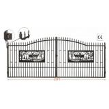 7FT(H)x 20FT(L)Metal Farm Driveway  Gate