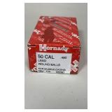 50cal Hornady Lead Round Balls 100ct