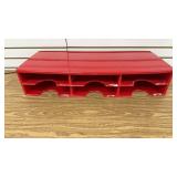 Plastic Desk Top 6 Bin File Box