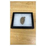 Flint Indian Scraper Knife in Display Case