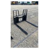 48" Kivel 4200LB Capacity Step Thru Pallet Forks