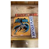 3 Metal Signs Batman,Super Bee