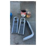 59ï¿½ Edsel Light Frames, Bumper Piece, ESSO Can