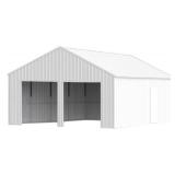 23ftx22ft Double Garage Metal shed