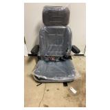 Adjustable Equipment Seat w/ Headrest & Arm Rest