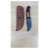 Damascus Steel Knife W/Sheath