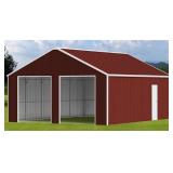 23ftx22ft Double Garage Metal shed