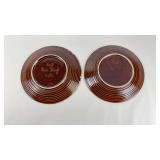 2- Antique Hull Oven Proof Dinner Plates