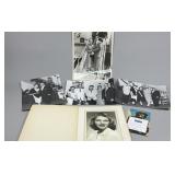 Photos(Some Signed) Jimmy Stewart,Emmett Kelly,