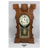 Mantle Clock W/Pendulum and Key