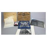 Civil War Related Items W/Original Button